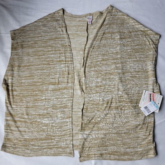 Bongo short sleeve Tan cardigan Junior Large - Picture 4 of 4